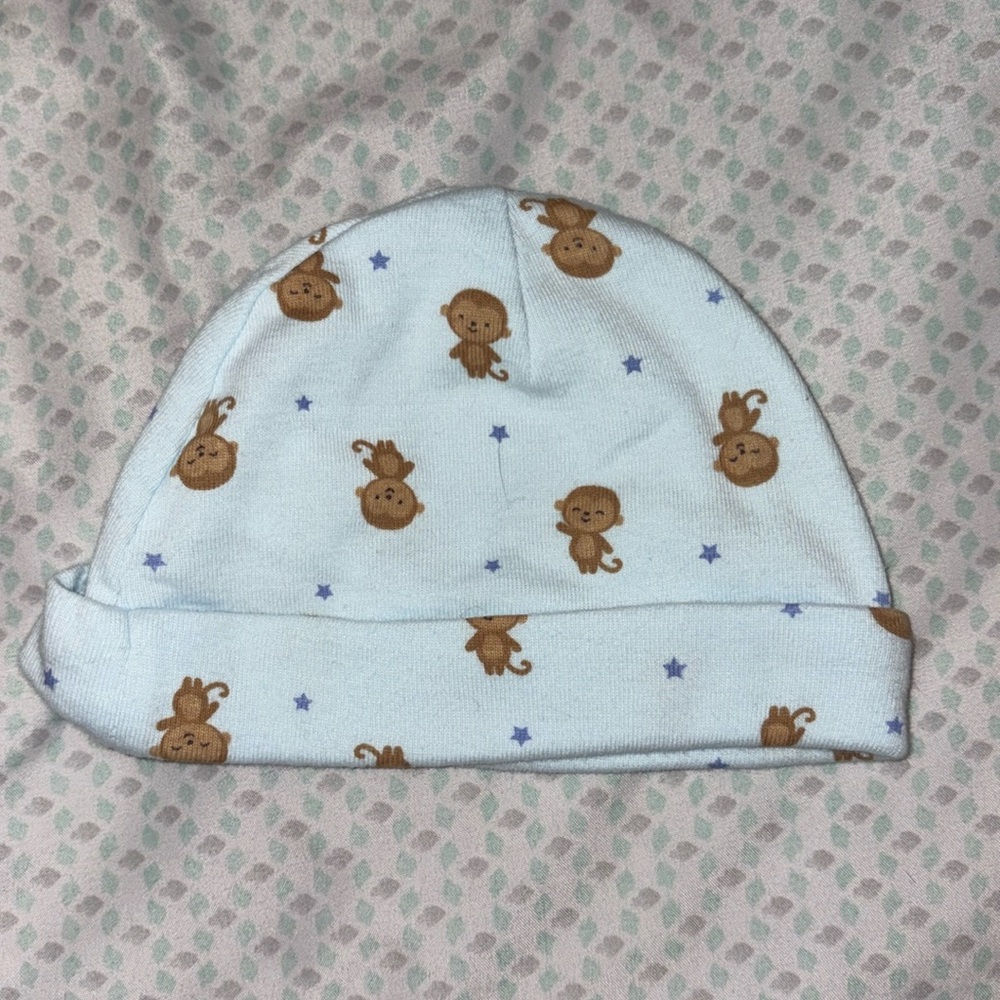 0-3 month baby beanie